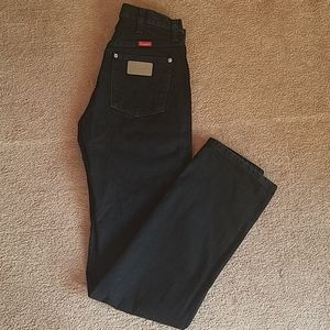 Black Wrangler bootcut cowgirl Jeans, Size 10